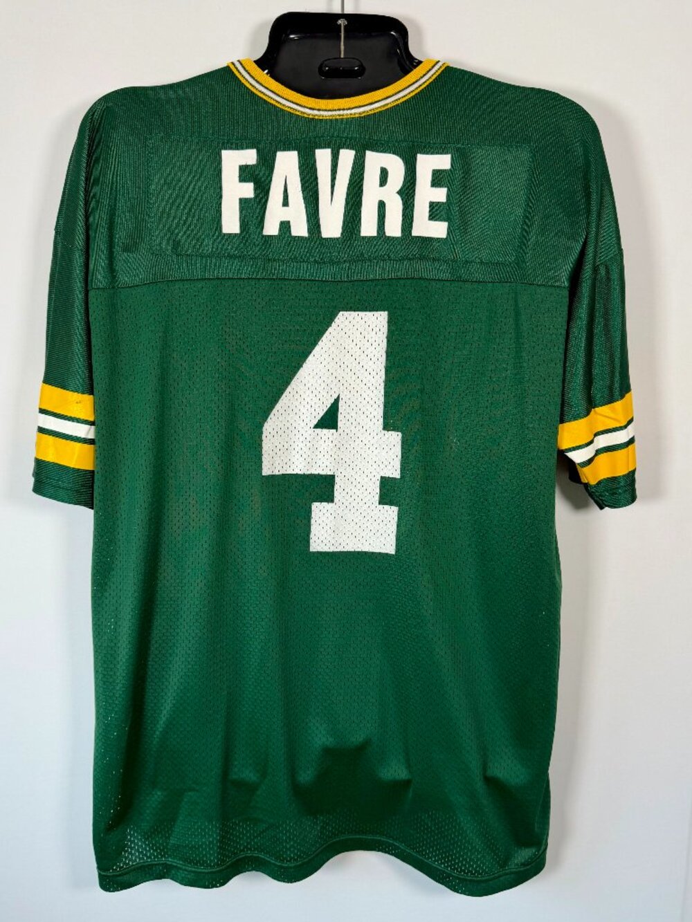 Vintage 90s Champion NFL Green Bay Packers #4 Brett Favre Football Jersey - XXL